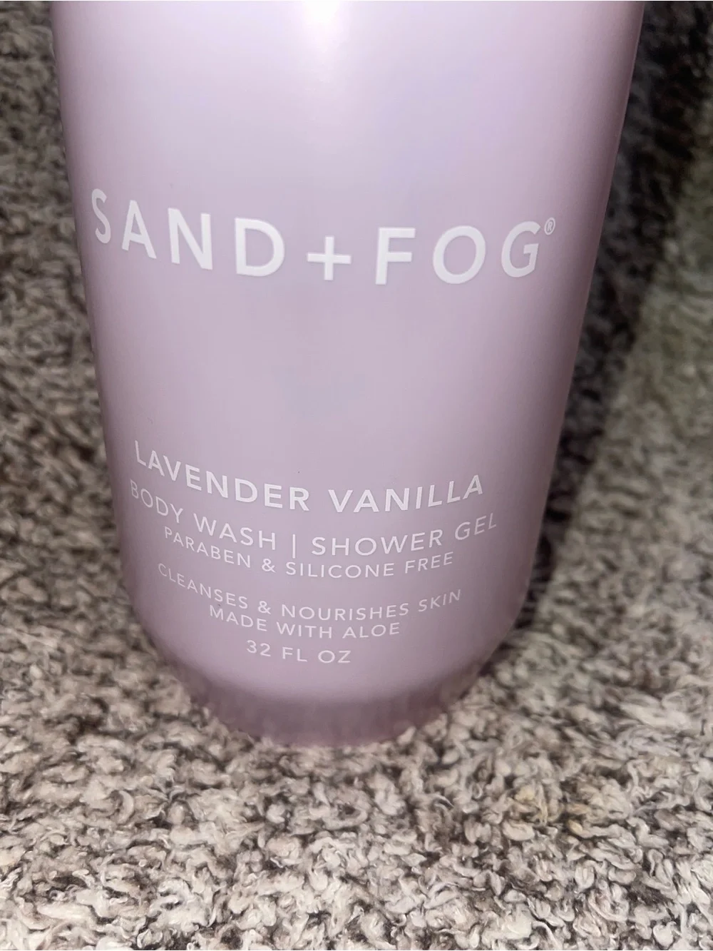 Sand + Fog Lavender Vanilla Body Wash in Soft Pink